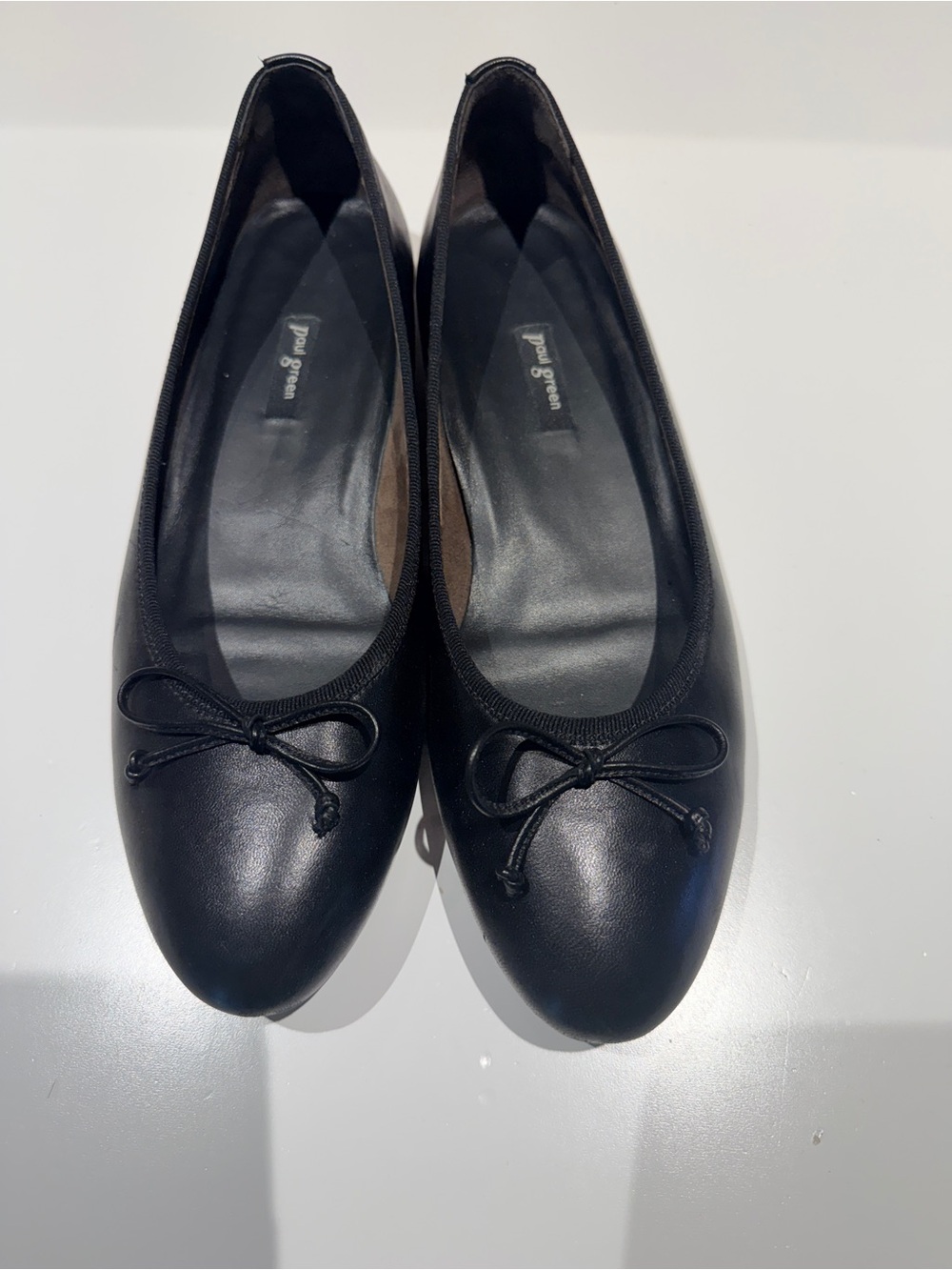 Paul Green Ursula Classic Black Ballet Flat - Comfortable Everyday Shoe - Picture 3 of 6